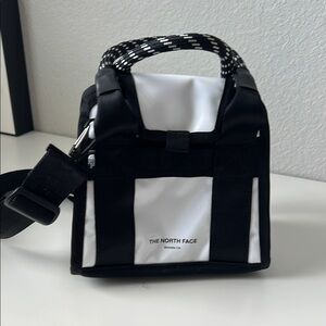 The North Face Black and White Base Camp Mini Bag